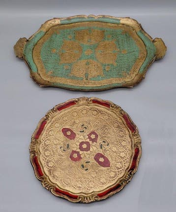 Decoratief dienblad (2) - Italië - Florentijns dienbladen