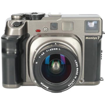 Tweedehands Mamiya 7 met 43mm F/4.5 L CM5690, Audio, Tv en Foto, Fotocamera's Analoog, Ophalen of Verzenden, Gebruikt, Overige Merken