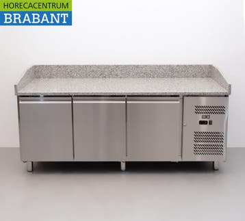 RVS Pizzawerkbank Pizzatafel Koelwerkbank 202 cm 230V Horeca, Ophalen of Verzenden, Nieuw zonder verpakking