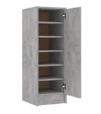 Schoenenkast Betonlook 6 Planken – Compact 32×35×92 cm, Huis en Inrichting, Kasten | Schoenenkasten, Verzenden, Nieuw