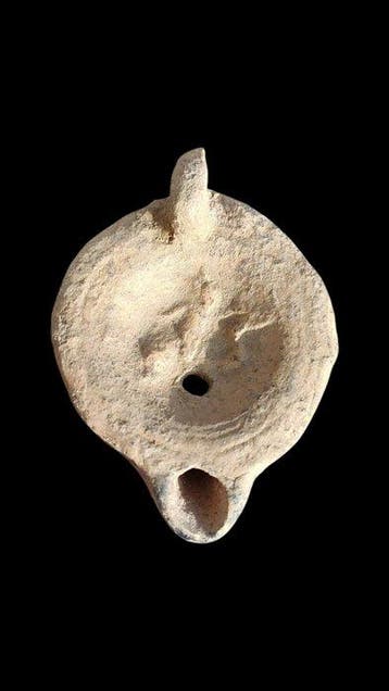 Oud-Romeins, Keizerrijk Terracotta Lucerna - 90 mm