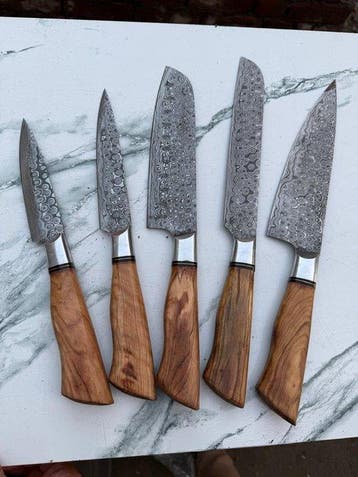 Keukenmes - Kitchen knife set - Staal - Noord Amerika -