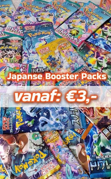 Japanse Pokémon Booster Packs, Vanaf €3,-  + Stapelkorting!, Verzenden, Nieuw, Booster