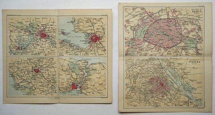Themacollectie - atlaskaart - Handy Reference Atlas, Antiek en Kunst, Antiek | Speelgoed