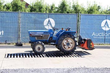 Veiling: Minitractor Iseki TU1700F Diesel 17pk Met Klepelmaa, Gebruikt, Tot 2500, Tot 80 Pk, Ophalen