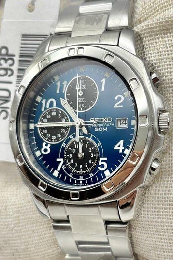 Seiko - Chronograph - Zonder minimumprijs - Seiko SND193P1