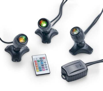 Pontec PondoStar led RGBW vijververlichting - 3 stuks, Verzenden, Nieuw