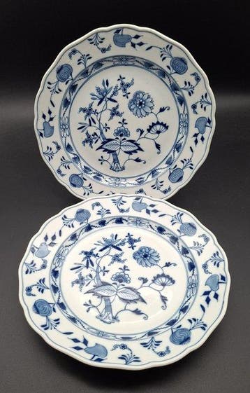 Meissen - Tafelservies - Uienmotief 2 stuks speiseteller ca.