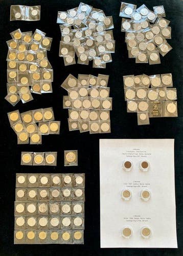 Italië, Republiek – Lotto 161 Monete Lire FDC Sigillate –