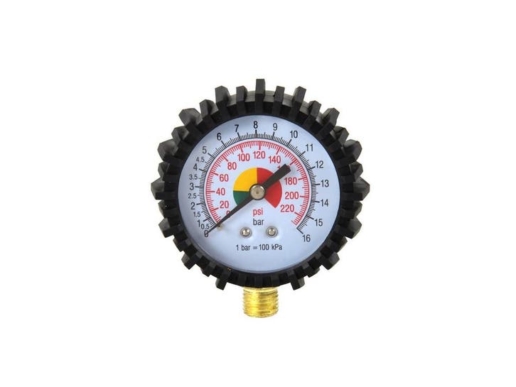 Manometer Voor De Bandenpomp - Luchtdrukmeter - Drukmeter -, Zakelijke goederen, Machines en Bouw | Pompen en Compressoren, Ophalen of Verzenden