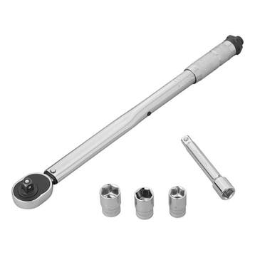 ProPlus Momentsleutel 1/2 - 40-210 Nm - Inclusief Doppen..., Ophalen of Verzenden, Nieuw
