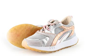 Shoesme Sneakers Meisjes in maat 34 Zilver, Verzenden, Jongen of Meisje, Schoenen, Zo goed als nieuw