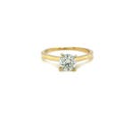 Verlovingsring - 14 karaat Geel goud - 1.01ct. tw. Diamant