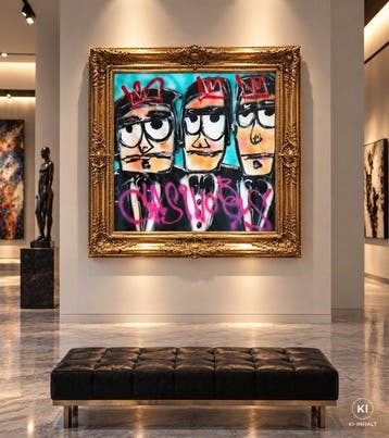 Timo Wedell - Modern Monarchs - XL- Basquiat Style