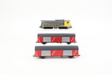 Roco H0 - Treinset (3) - 2293 + PTT posttrein. - NS, Nieuw