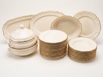Sarreguemines - Tafelservies voor 12 (43) - Porselein