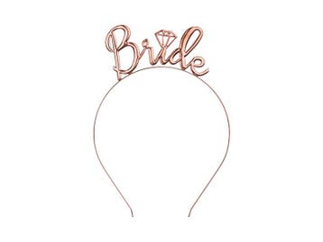Tiara Bride Rose Goud, Kleding | Dames, Carnavalskleding en Feestkleding, Ophalen of Verzenden, Nieuw