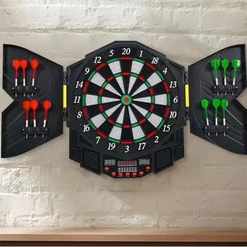 Elektrisch Dartbord met 12 Darts LED Display 27 Spellen, Verzenden, Nieuw