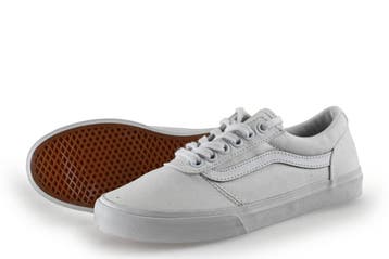 Vans Sneakers Meisjes in maat 34½ Wit, Jongen of Meisje, Schoenen, Zo goed als nieuw, Vans