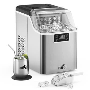 Bardi 3,2 LiIter IJsblokjesmachine Crushed Ice maker - RVS, Verzenden, Nieuw