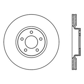StopTech Power Slot 07-09 Mazdaspeed3 Slotted Left Front, Ophalen of Verzenden, Nieuw