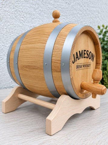 Vat - hout eik - 3 liter whiskyton Jameson