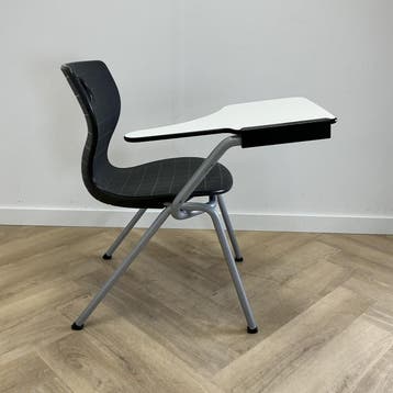 Compass-Lupo stoel met  laptoptafel van Verner Panton, Huis en Inrichting, Stoelen, Gebruikt, Zwart, Ophalen of Verzenden, Eén