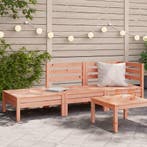vidaXL Tuinbank 3-zits massief douglashout, Tuin en Terras, Tuinsets en Loungesets, Verzenden, Nieuw