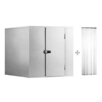 GGM Gastro | RVS vriescel - 1800x1500mm - 3,47m³ - incl. |, Verzenden, Nieuw in verpakking, Koelen en Vriezen