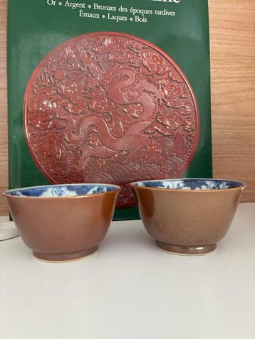 Beker (2) - Porselein - Jingdezhen