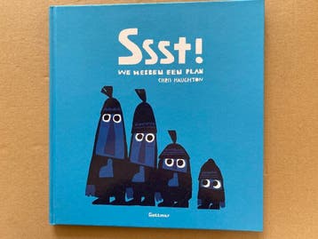 Bekroond Prentenboek Chris Haughton Ssst! We hebben een plan, Verzenden, Zo goed als nieuw, 3 tot 4 jaar