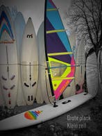 Tweedehands windsurfsets voor beginners en herintreders, Watersport en Boten, Windsurfen, Gebruikt, Complete set, Met vin(nen)