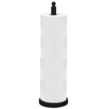 Toiletrolhouder | Metaal | Zwart | 52 cm, Tuin en Terras, Ophalen of Verzenden, Nieuw