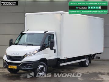 Iveco Daily 72C21 3.0L Automaat 1000KG Laadklep Luchtvering, Automaat, Stof, Gebruikt, Euro 6