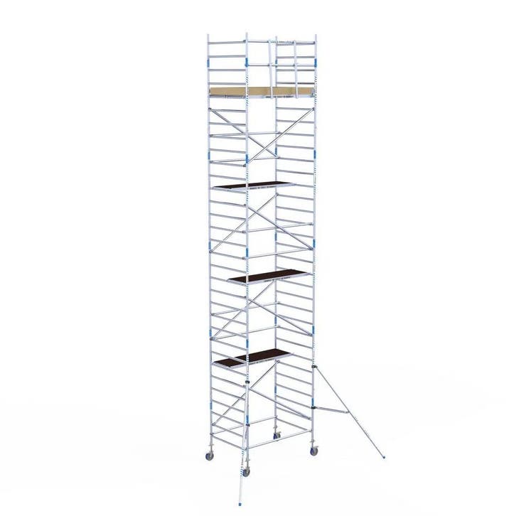 ALX rolsteiger 135 x 10,2m WH met voorloopleuning, Doe-het-zelf en Verbouw, Steigers, Rolsteiger of Kamersteiger, Nieuw, 5 meter of hoger