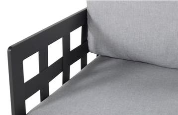 2dekans | Hartman Cestelli Loungestoel Aluminium Charcoal –, Ophalen of Verzenden, Zo goed als nieuw