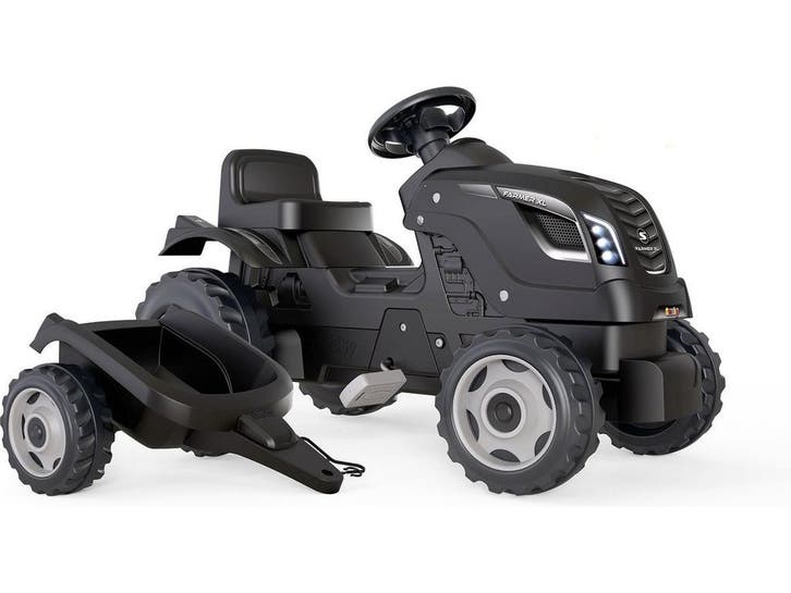 Smoby Farmer XL - Traptractor - Inclusief aanhanger - Zwart, Fietsen en Brommers, Fietsen | Driewielers, Nieuw, Verzenden