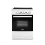 Lonzano Keramisch Fornuis KF600WIT Wit Heteluchtoven 2 of 3, Witgoed en Apparatuur, Verzenden, Nieuw