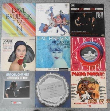 Dave Brubeck, Andre Previn, eugen Cicero, Erroll Garner,, Nieuw in verpakking