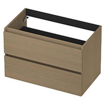 INK - Onderkast 2 Laden Greeploos met Houten Keerlijst -, Ophalen of Verzenden, Nieuw