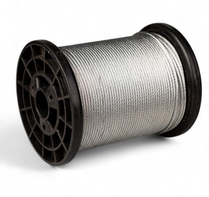 Staalkabel op rol - 1 mm 100 meter op katrol, Doe-het-zelf en Verbouw, IJzerwaren en Bevestigingsmiddelen, Verzenden