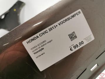 HONDA Civic 2013+ voorbumper bumper, Ophalen, Gebruikt, Voor, Bumper