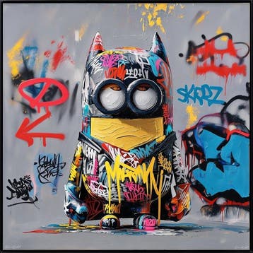 Urban3DArt (1971) - Batman Super graf Minion Limited Edition, Antiek en Kunst