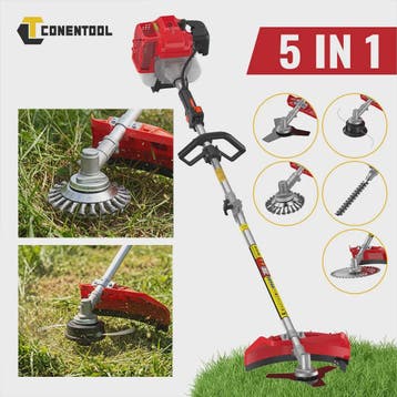 Conentool 5-in-1 Benzine Bosmaaier 52CC 11000 RPM - Grasmaai, Verzenden, Nieuw