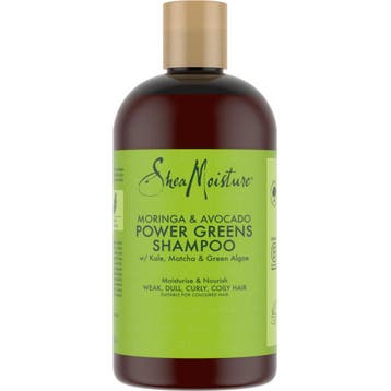 Shea Moisture  M&A Power Greens Shampoo  384 ml, Verzenden, Nieuw