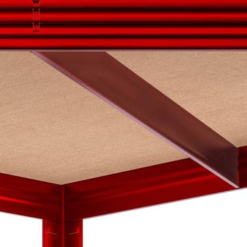 Stellingen voor zwaar gebruik Rood 180x70x40cm gegalvanis..., Huis en Inrichting, Kasten | Boekenkasten, Verzenden, Nieuw