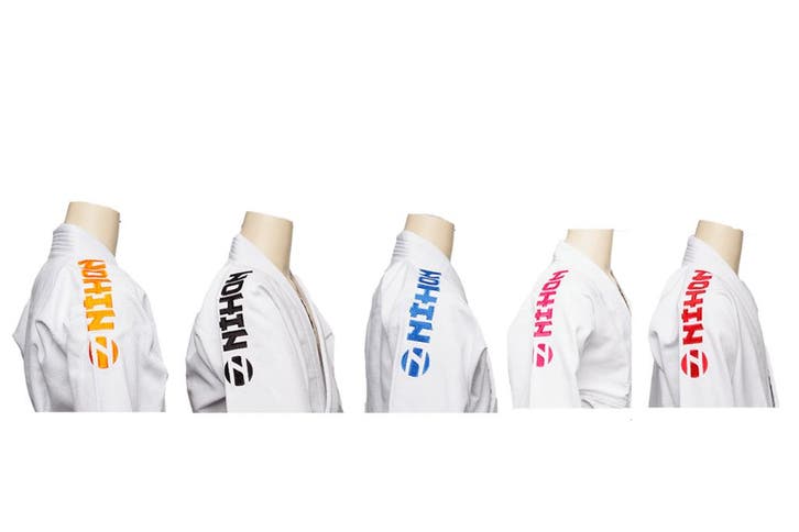 Judopak Nihon Rei 2.0 borduring  | Roze (Maat: 110), Sport en Fitness, Vechtsporten en Zelfverdediging, Vechtsportpak, Nieuw, Judo