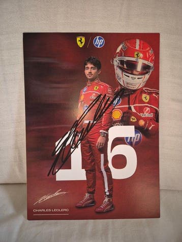 Ferrari - Charles Leclerc - 2025 - Fankaart, Nieuw