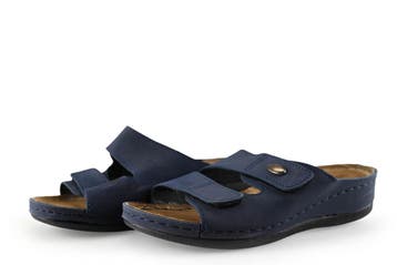 Torfs Slippers in maat 38 Blauw, Kleding | Dames, Schoenen, Slippers, Torfs, Zo goed als nieuw, Verzenden
