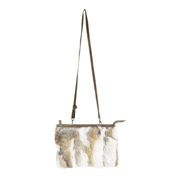 crossbody tas konijn wit goud *, Verzenden, Nieuw